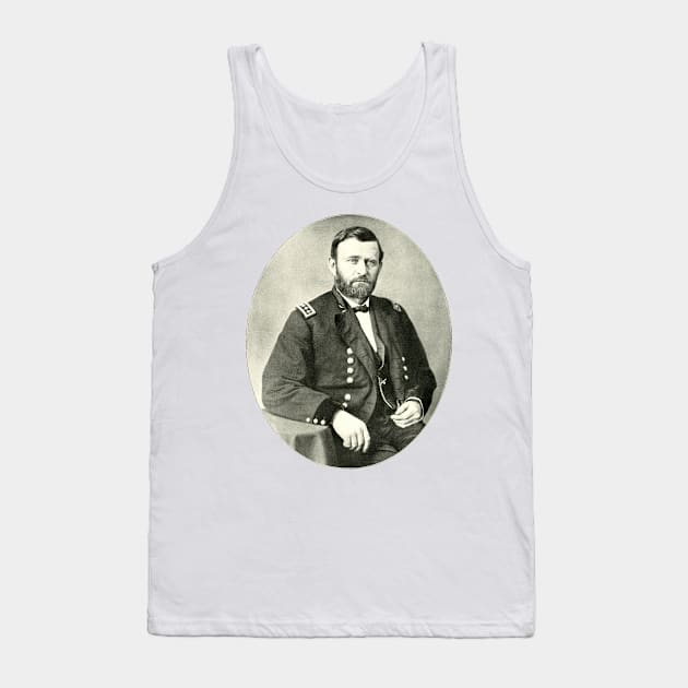 Union General Ulysses S Grant Photo Portrait Tank Top by Naves